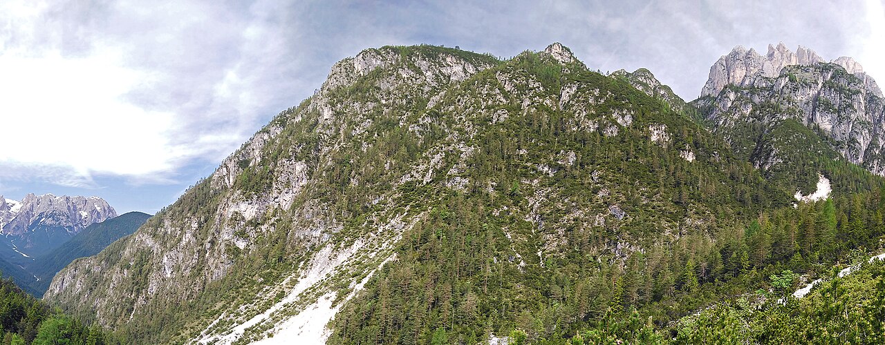 Mountains above Auronzo di Cadore